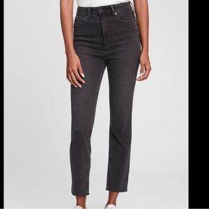Sky High Rise Vintage Slim Jeans with Washwell